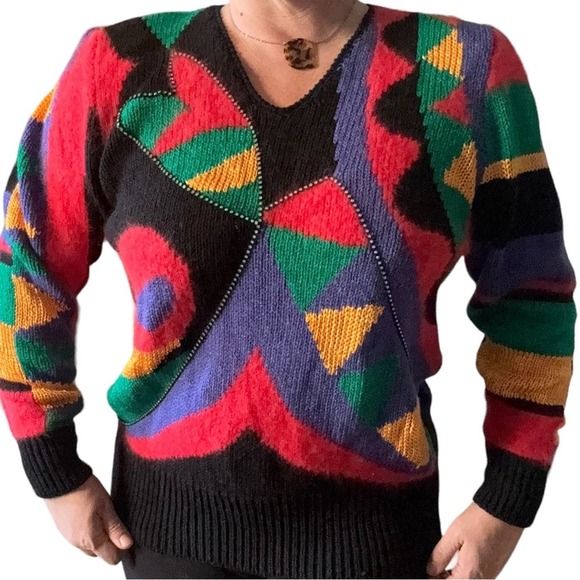 Vintage Wool blend Large Holiday sweater - Picture 1 of 15